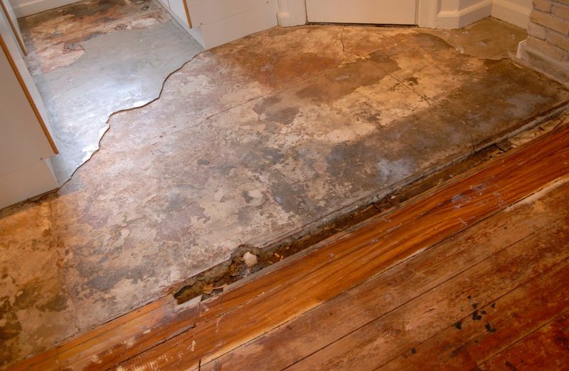 Linoleum With Dated Patterns or Colors