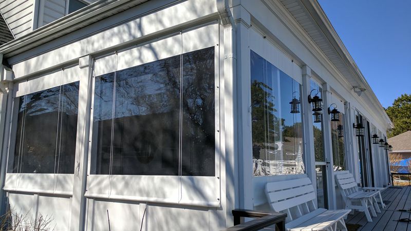 11 Weather-Smart Patio And Porch Ideas From Kansas Homes - Decor Hint Screened Porches with Removable Winter Panels