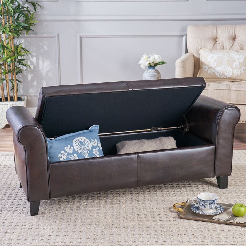9 Surprising Reasons A Bench Makes Your Living Room More Versatile - Decor Hint Adds Subtle Storage Space