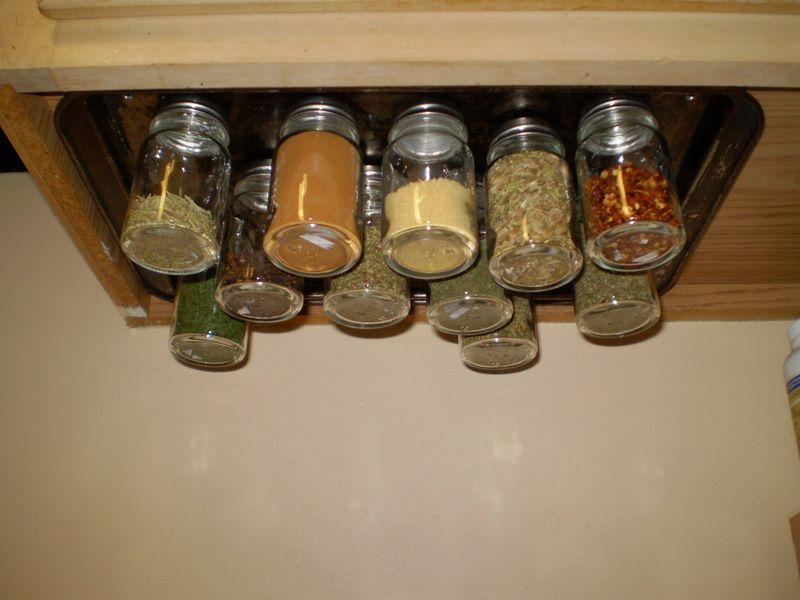 9 Brilliant Spice Rack Ideas For Your Small Kitchen - Decor Hint Under-Cabinet Magnetic Strip