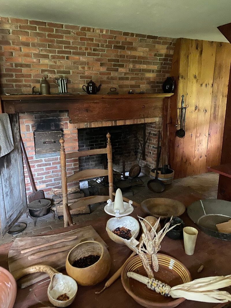 Explore Burlington's Ethan Allen Homestead For Colonial-Era New England Life - Decor Hint The Hearth As The Heart Of The Home