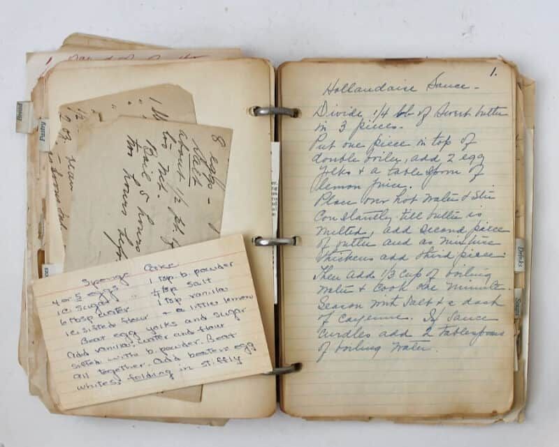 20 Things You Didn't Know Your Parents Had In Their House - Decor Hint Handwritten Recipe Cards