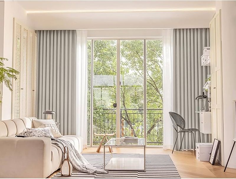 Opt For Light-Colored Blackout Curtains