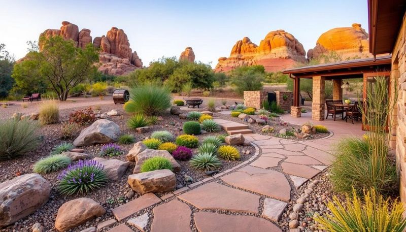 10 Desert-Friendly Exterior Design Ideas From Arizona Homes - Decor Hint Desert-Smart Hardscaping