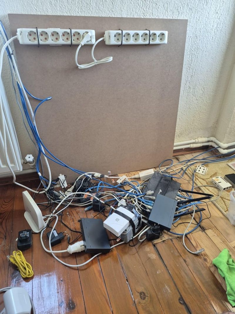 Visible Cable Mess