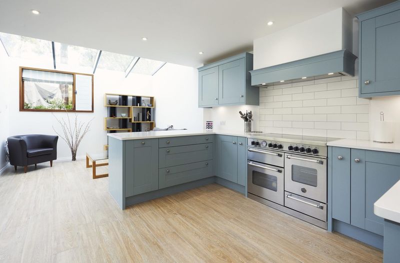 17 Blue Kitchen Cabinets That Display Elegance And Good Taste - Decor Hint Steel Blue Contemporary Classic