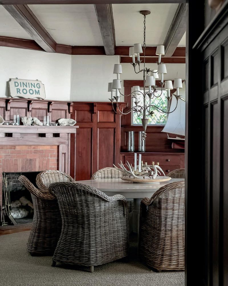 Vermont's Hidden Gem 14 Remarkable Details Of A 1898 Stone Colonial Revival On Expansive Land - Decor Hint Paneled Library Room