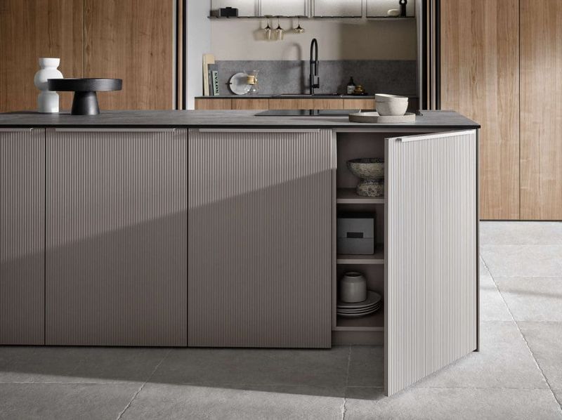 24 Clever Upgrades Designers Swear By For A High-End Kitchen Vibe - Decor Hint Textured Cabinet Finishes