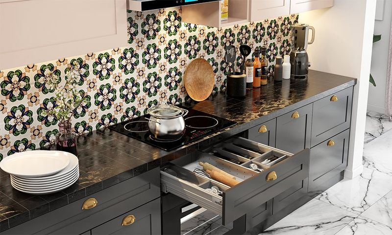 33 Once-Trendy Kitchen Designs That Are Slowly Coming Back - Decor Hint Tile Countertops