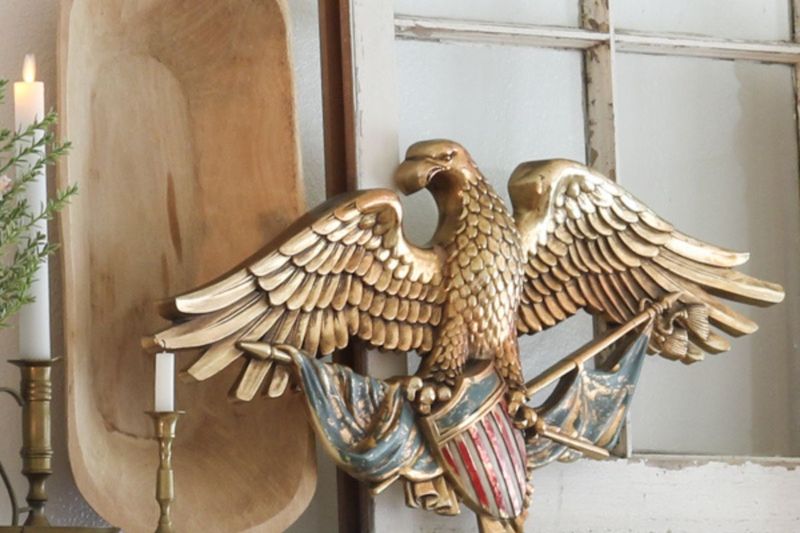 9 July 4th Decor Ideas (That Aren't Red, White & Tacky) - Decor Hint Vintage American Artifacts
