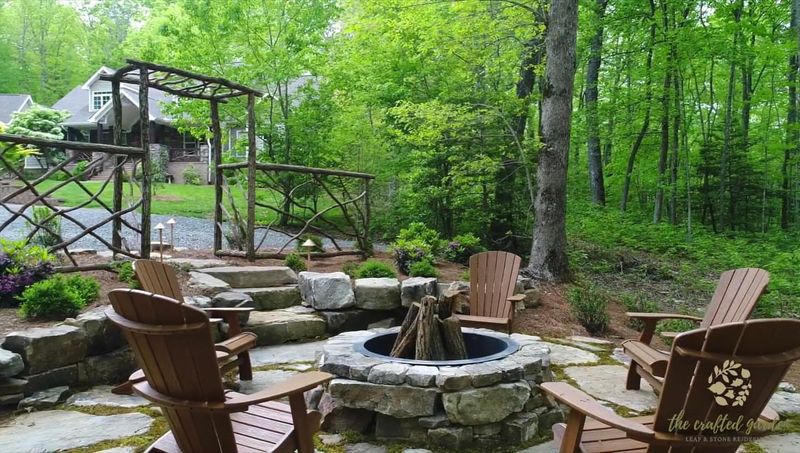Rustic Fire Pit Gathering Spots
