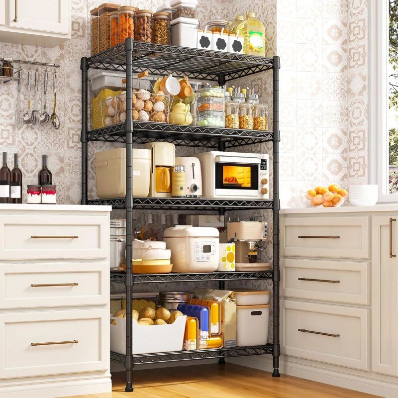 32 Things In Your Kitchen Illinois Designers Believe Diminish Your Home's Elegance - Decor Hint Wire Shelving Units