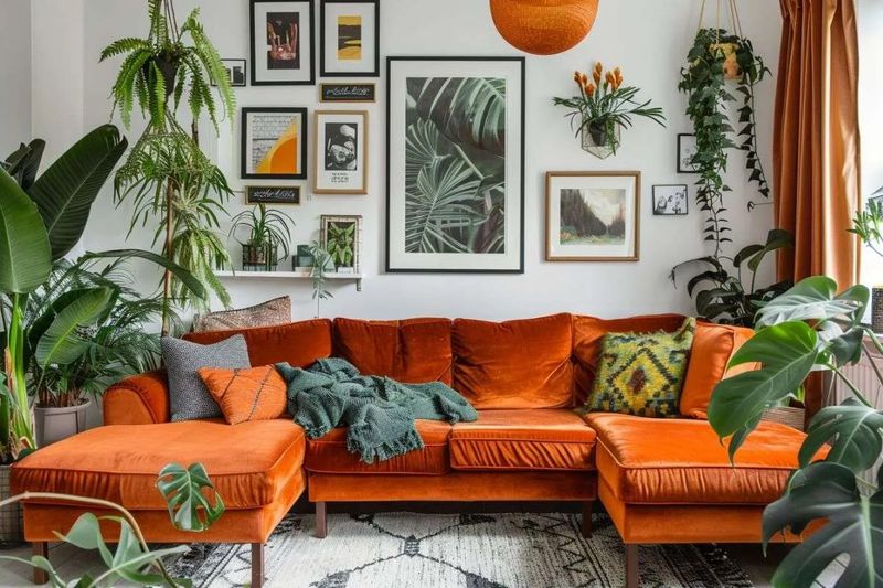 8 Gorgeous Couch Colors To Try And 3 More That Will Never Go Out Of Style - Decor Hint Burnt Orange Brings Desert Vibes