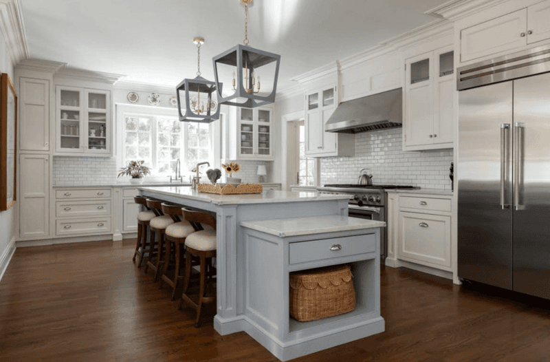 22 Clear Signs Your Home Is Not Trendy Anymore, According To Designers - Decor Hint All-White Kitchens Look Clinical