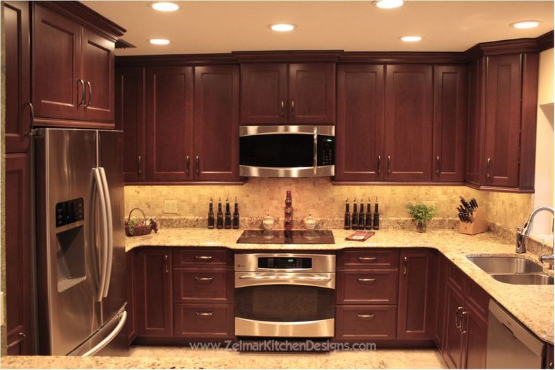 Renovating In NYC Skip These 12 Outdated Kitchen Ideas And Try These 10 Timeless Ones Instead - Decor Hint Dark Cherry Cabinets (skip)