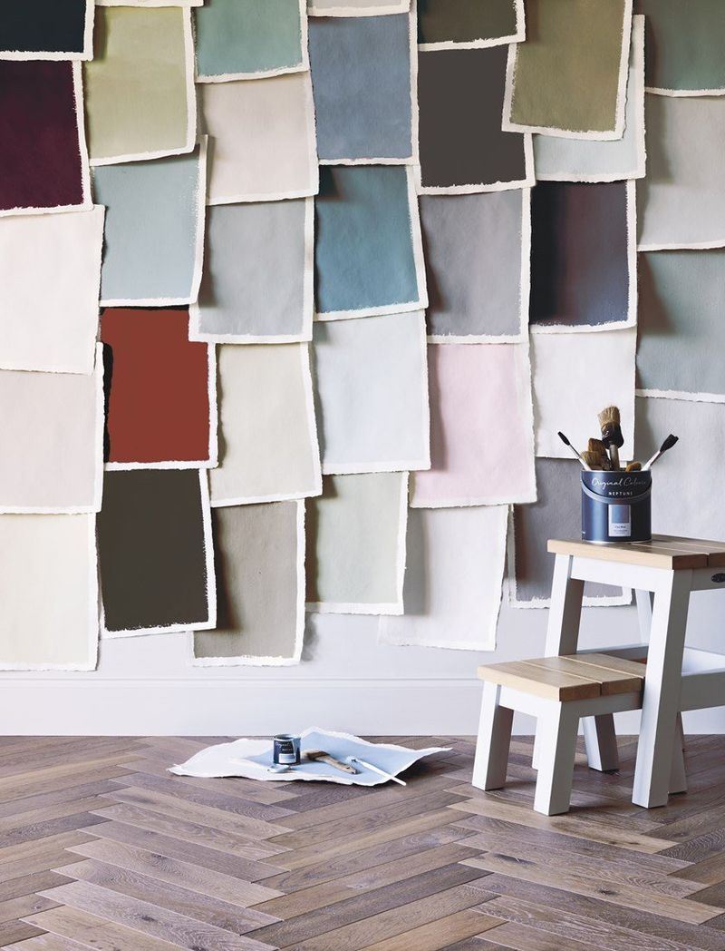 18 Most Useful Decorating Tips We've Ever Shared - Decor Hint Test Paint Colors on Large Swatches