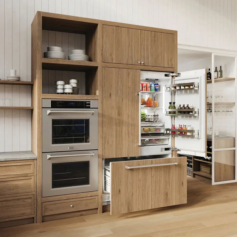 24 Clever Upgrades Designers Swear By For A High-End Kitchen Vibe - Decor Hint Integrated Appliances