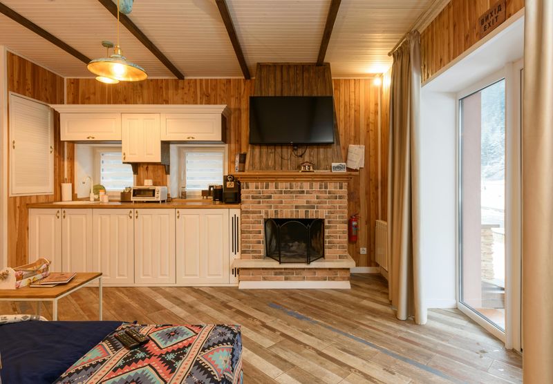 Wooden Beams Or Planked Ceiling