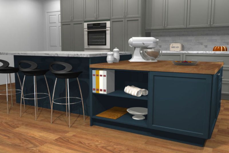 Kitchen with Dedicated Baking Station