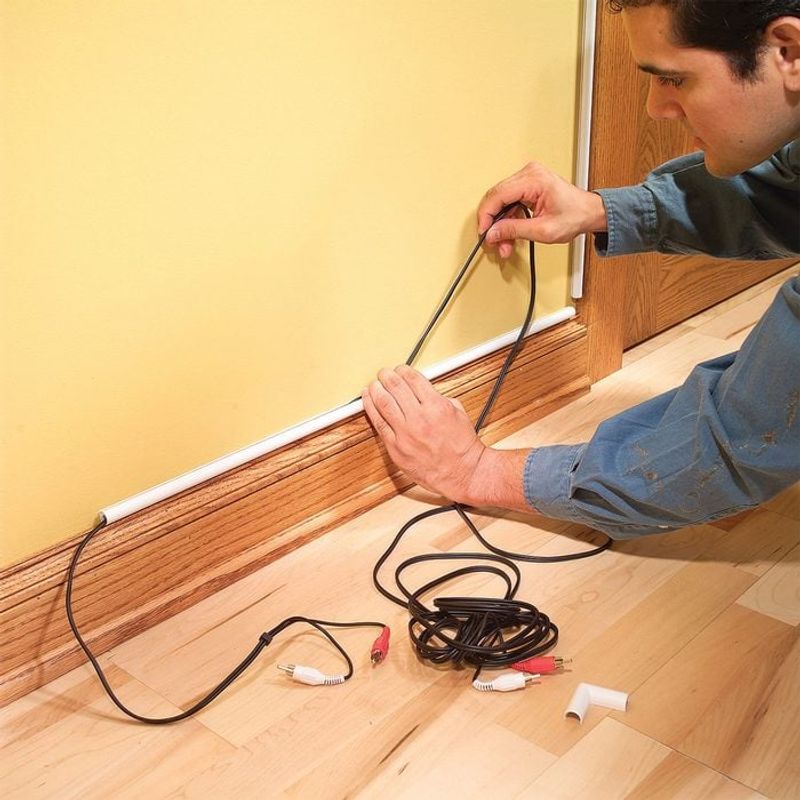 Stop Doing These 14 Things That Make Your House Look Cheap, Say Designers - Decor Hint Leaving Wires and Cords Exposed