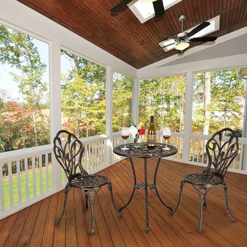 24 Screened-In Porch Ideas That Will Make Your Home The Ultimate Retreat - Decor Hint Bistro Table for Dining