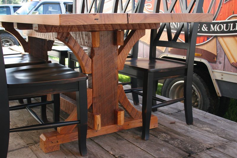 Acadian-Inspired Dining Tables