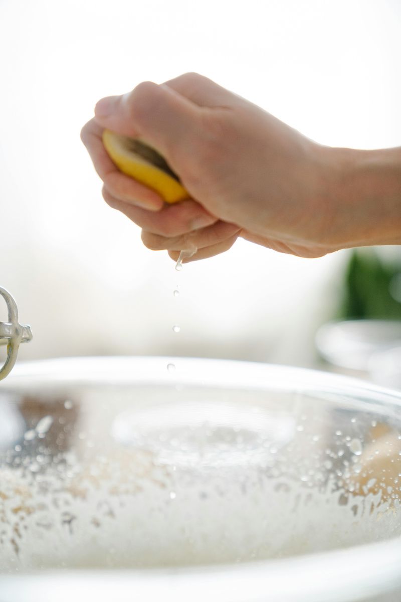 Lemon Juice Brightens Porcelain