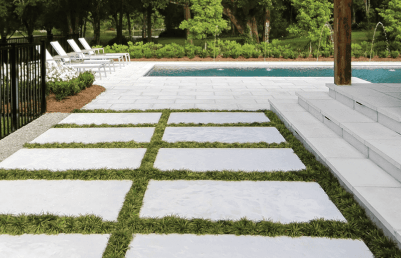 21 Innovative Walkway Designs That Will Spice Up Your Backyard - Decor Hint Concrete Squares with Gaps