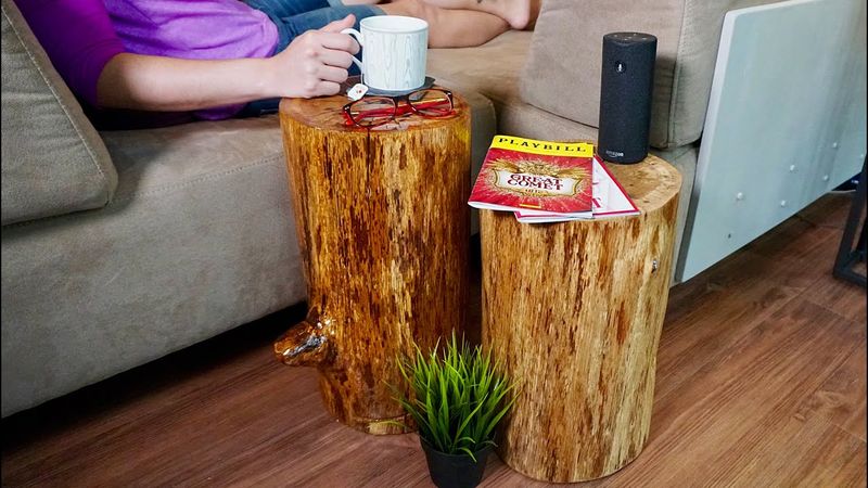 Weekend Warriors Unite: Must-Try Home Projects For Louisiana DIY Fans - Decor Hint Cypress Stump Side Tables