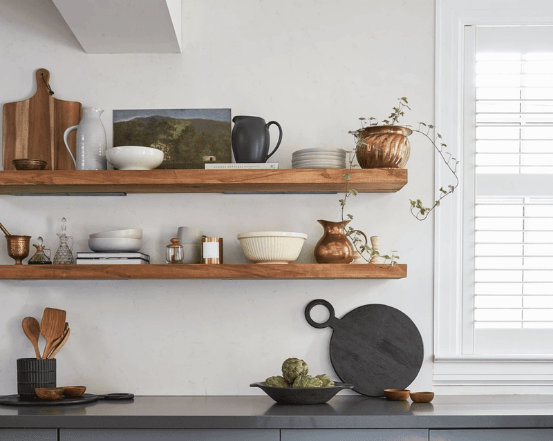 Wall-Mounted Shelving