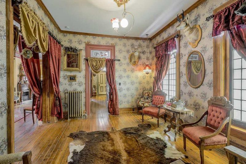 Take A Peek Inside This Stunning 1885 Brick Estate In Saint Joseph - Decor Hint Victorian Drama Meets Rustic Lodge Charm