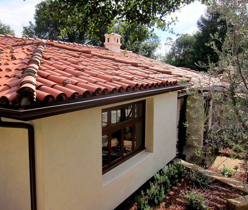 Stucco and Red Tile Roofs