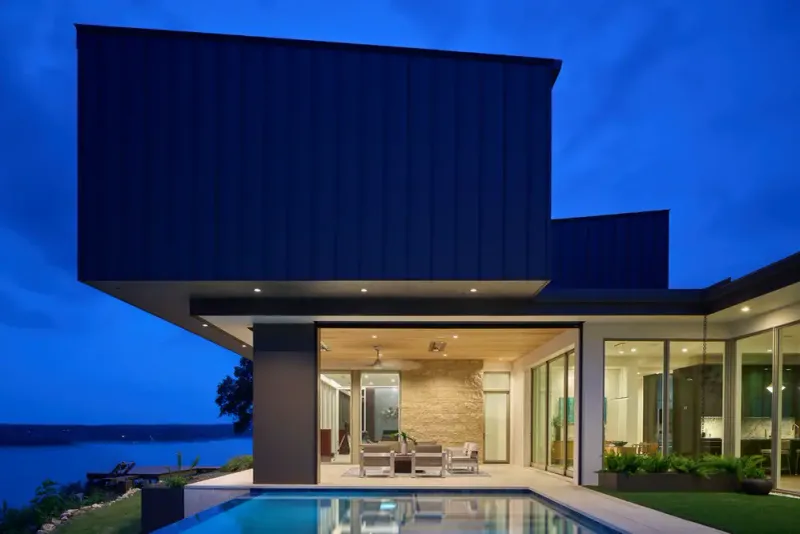 16 Secluded Texas Mansions Stretch Out In The Lone Star State - Decor Hint Austin Bluffhouse