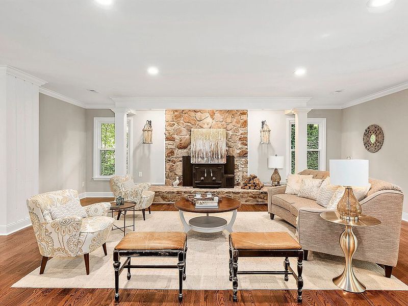 Overly Large, Formal Living Rooms
