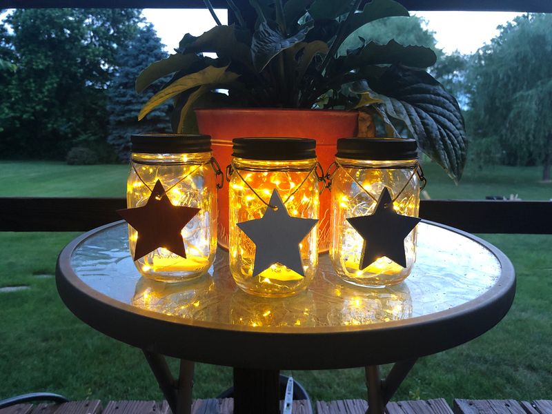 15 Creative Decor Ideas To Transform Your Home For The Fourth Of July - Decor Hint Patriotic Candle And Lantern Ideas