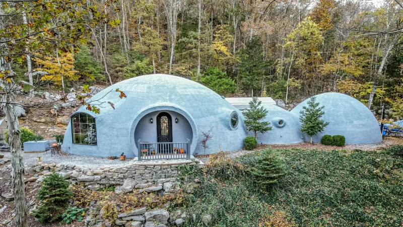 Concrete Dome Bunkers Losing Their Round Appeal