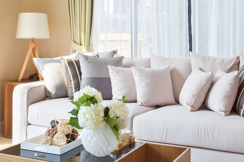 How To Fake A Deep Clean 10 Visual Tricks And 7 Spotless Secrets That Impress Guests - Decor Hint Fluff Couch Cushions