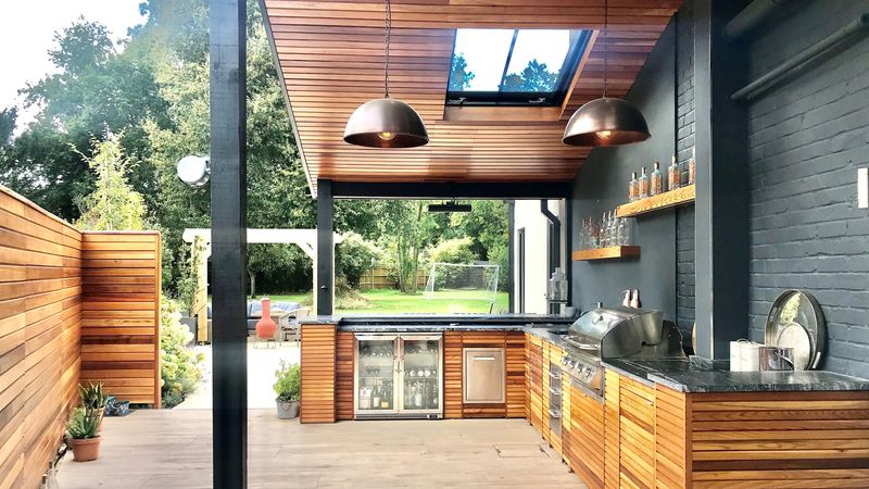 Outdoor-Connected Kitchen