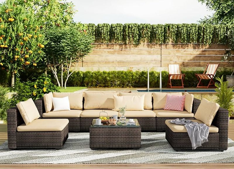 Score Outdoor Style For Less: 17 Best Patio Deals At Amazon's Home Outlet - Decor Hint Weather-Resistant Sectionals