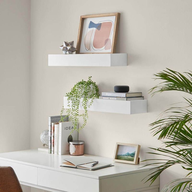 21 Cool Things Under $20 That'll Make Your Home Look More Expensive - Decor Hint Floating Wall Shelves