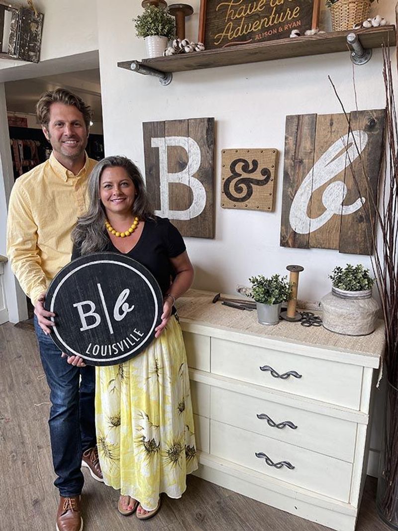 Neighborhood-Themed Wooden Signs