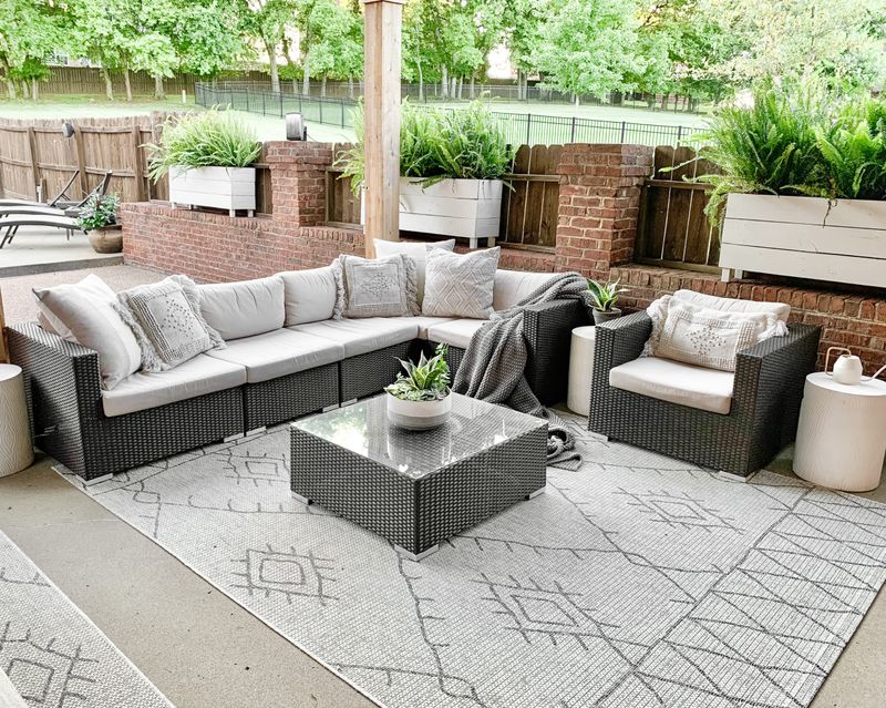Outdoor Rug Layering