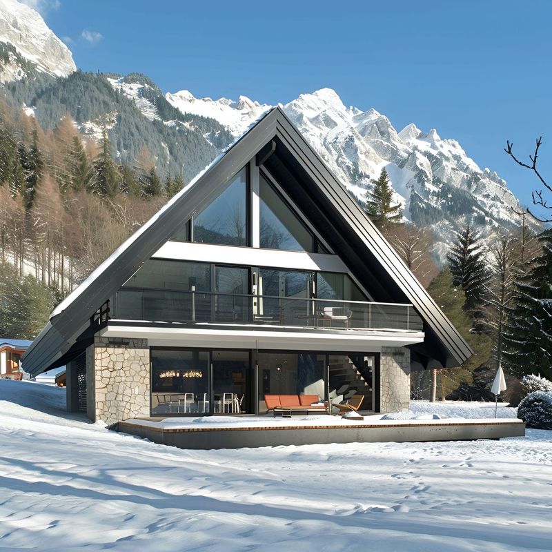 15 Modern House Design With An Amazing View - Decor Hint Modern Alpine Chalet with Glacier Views