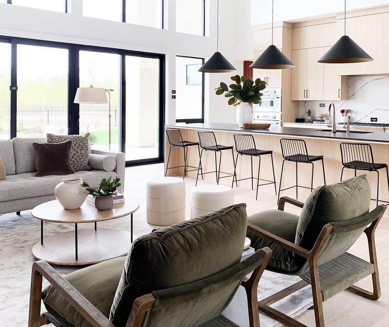 Open-Concept Living & Kitchen