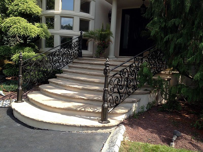 8 Classic Curb Appeal Trends From Illinois' Historic Homes, Still Wowing Neighbors In 2025 - Decor Hint Wrought Iron Railings That Stand Guard
