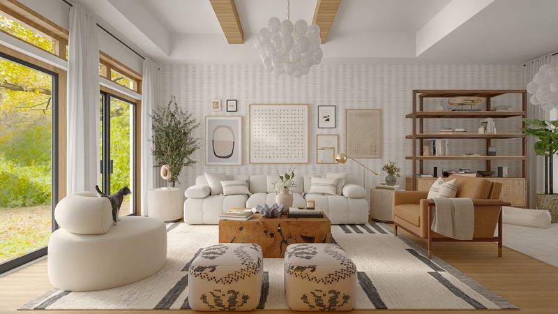 16 Stylish And Creative Ideas To Transform Your Living Room - Decor Hint Cozy Texture Layers