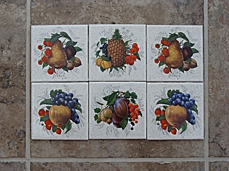 10 Dated Backsplash Trends And 10 Timeless Options They Should Be Exchanged With - Decor Hint Dated: Fruit And Vegetable Motifs