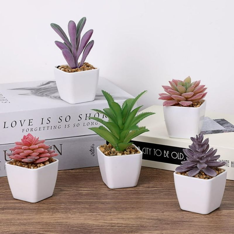 Designers Say These 20 Items Are Aging Your Home Instantly - Decor Hint Fake Plants in Plastic Pots
