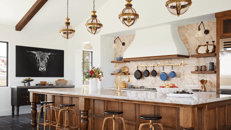 I’ve Seen These 10 Kitchen Looks Make A Comeback And 6 Others Deserve One - Decor Hint Pot Racks Over Islands