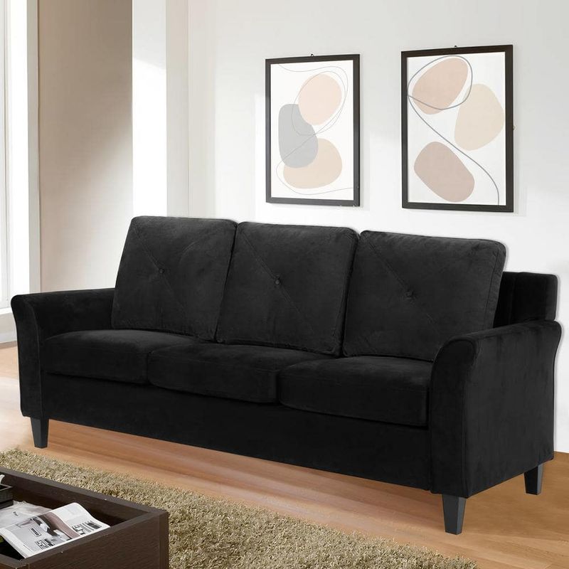10 Sofa Shades Aging Silver Spring Homes Plus 10 Trendy Replacements - Decor Hint Charcoal Black: The Light-Absorbing Void